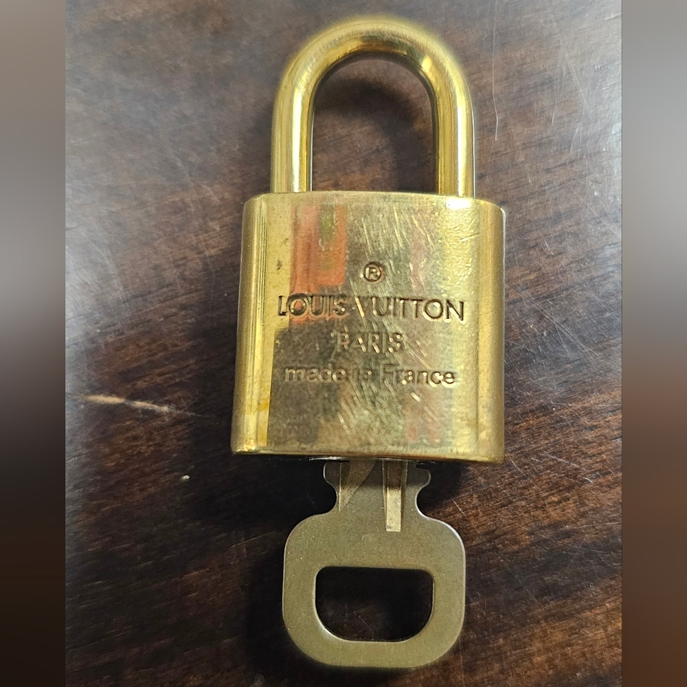 Louis Vuitton Brass Padlock with Key #324 - Picture 3 of 3